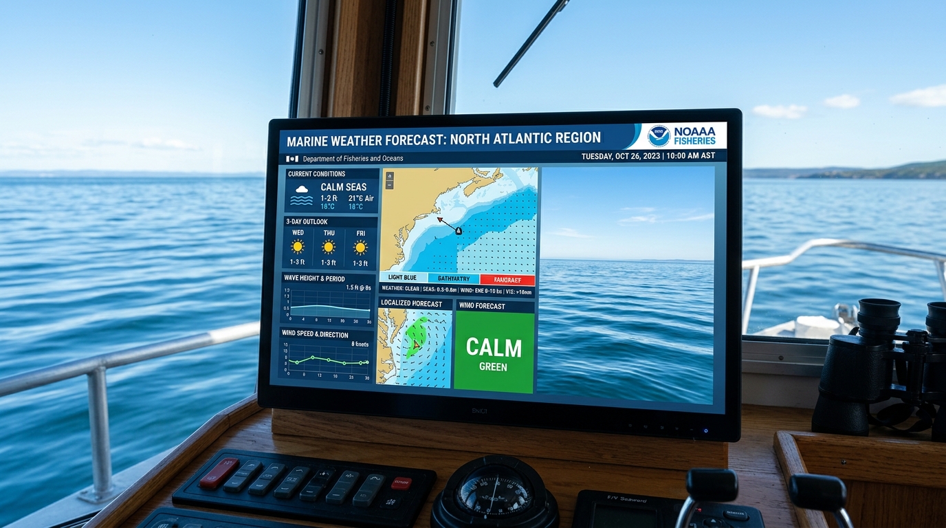 Marine Weather and Ocean Sea Conditions Forecast