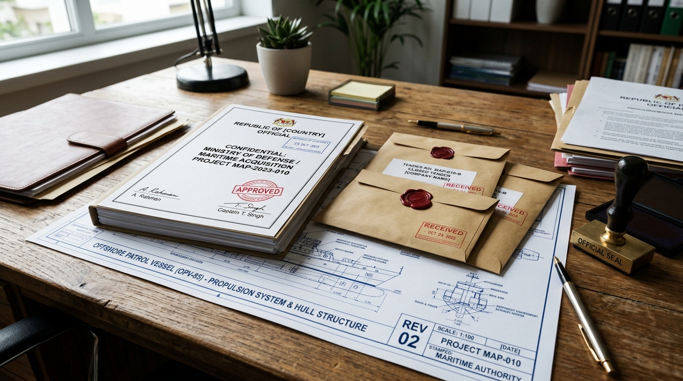 Official government procurement documents and tenders