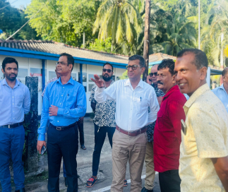 Deputy Minister of Fisheries, Rathna Gamage, Conducts Inspection Visit to Mirissa Fishing Harbour