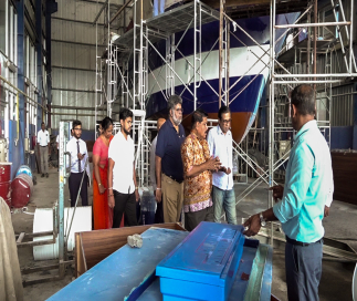 சீநோர் நிறுவனம் சர்வதேசத் தரத்திற்கு: மொரிஷியஸ் நாட்டுத் தனியார் துறைக்காகத் தயாரிக்கப்படும் பாரிய படகின் பணிகள் இறுதிக்கட்டத்தில் - அமைச்சர் இராமலிங்கம் சந்திரசேகர் விசேட களவிஜயம்