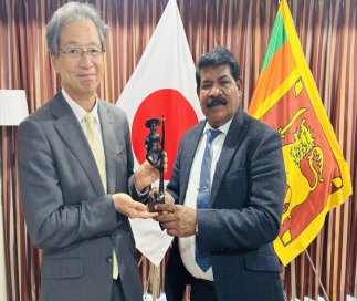 ශ්‍රී ලංකාවේ ධීවර ක්ෂේත්‍රය නවීකරණයට ජපානයේ ප්‍රමුඛතම පර්යේෂණ ආයතනයක් වන FRAහි තාක්ෂණික සහය - ඒකාබද්ධ පර්යේෂණ සඳහා ජපාන විද්‍යාඥයින්ට මෙරටට පැමිණෙන ලෙස අමාත්‍ය රාමලිංගම් චන්ද්‍රසේකර් මහතාගෙන් ආරාධනයක්