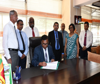 Dr. B. K. Kolitha Kamal Jinadasa, the new Secretary to the Ministry of Fisheries, Aquatic and Ocean Resources, assumes duties