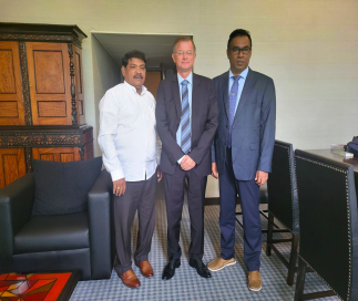 இலங்கை - நெதர்லாந்து மீன்பிடி மற்றும் நீரியல் வளங்கள் துறையில் ஒத்துழைப்பை மேம்படுத்துவது குறித்து கடற்றொழில் அமைச்சர் நெதர்லாந்து துணைத் தூதருடன் கலந்துரையாடல்