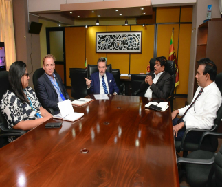 ஐக்கிய நாடுகளின் வதிவிட ஒருங்கிணைப்பாளர் மற்றும் கடற்றொழில் அமைச்சர் இராமலிங்கம் சந்திரசேகர் இடையில் சந்திப்பு:  வட மாகாண அபிவிருத்தி மற்றும் கடற்றொழில் திட்டங்கள் குறித்து விசேட கவனம்