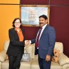 Current Minister - Ramalingam Chandrasekar, Minister of Fisheries, Brings to the Attention of the Acting French Ambassador the Resumption of the Suspended Fisheries Harbour Development Project